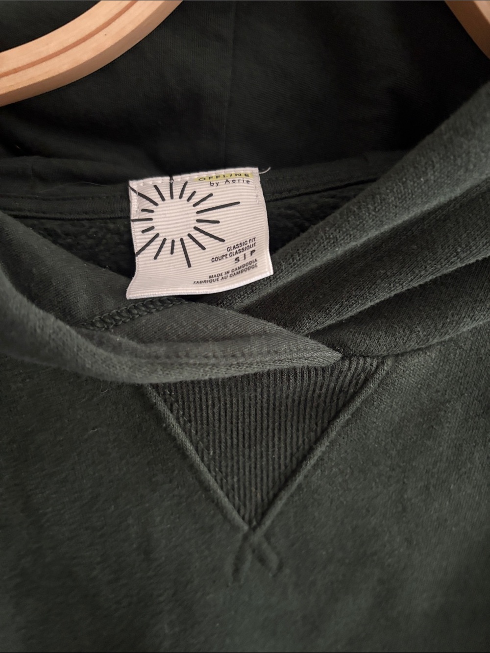 OFFLINE By Aerie Cloud Fleece Classic Length Hoodie - Picture 3 of 4